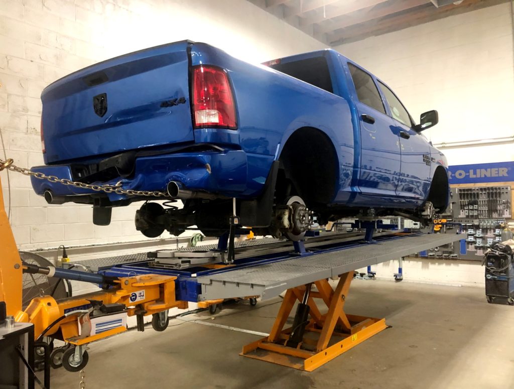 Blue RAM 4x4 truck